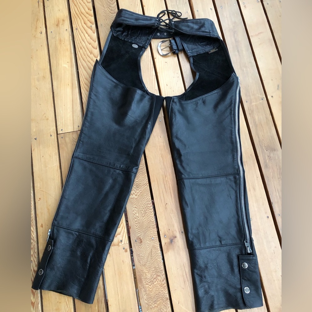 Harley Davidson Women’s Leather Riding Chaps (Size M)